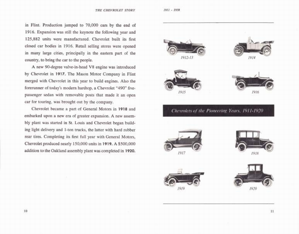 The Chevrolet Story - Published 1958 Page 23